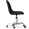 Buy Desk Chair with Wheels - Upholstered - Fery Black 60616 at Privatefloor