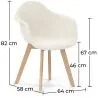 Dining Chair - Boucle Upholstery - Dominic  image 7