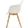 Buy Dining Chair - Boucle Upholstery - Dominic  White 60617 at Privatefloor