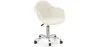 Swivel Office Chair - Bouclé Upholstered - Dominic image 7