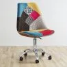 Swivel Office Chair - Patchwork Upholstery  - Patchwork Simona image 7