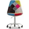 Swivel Office Chair - Patchwork Upholstery  - Patchwork Simona image 7