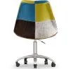 Swivel Office Chair - Patchwork Upholstery  - Patchwork Simona image 7