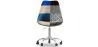  Swivel Office Chair - Patchwork Upholstery - Pixi image 7