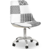 Buy Swivel Office Chair - Patchwork Upholstery - Sam  Multicolour 60625 - in the EU