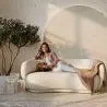 Curved Sofa - 3 Seater - Boucle Fabric - Curvy image 7