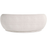 Buy Curved Sofa - 3 Seater - Boucle Fabric - Curvy White 60628 - in the EU