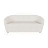 Buy Curved Sofa - 2 Seater - Boucle Fabric - Bold White 60629 - in the EU