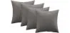 Pack of 4 velvet cushions - cover and filling - Mesmal image 7