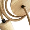 Hanging Lamp Cable in Jute and Wood - 200cm - Hanz image 7