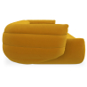 Buy Velvet Upholstered Sofa - 3/4 seats - Caden Yellow 60640 in the Europe