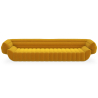 Buy Velvet Upholstered Sofa - 4/5 seats - Caden Yellow 60641 - in the EU