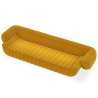 Buy Velvet Upholstered Sofa - 4/5 seats - Caden Yellow 60641 at Privatefloor