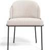 Buy Dining Chair - Upholstered in Bouclé Fabric - Mina White 60645 - in the EU