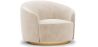 Curved Design Armchair - Upholstered in Velvet - Herina image 7