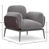 Upholstered Velvet Armchair - June image 7