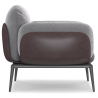Buy Upholstered Velvet Armchair - June Light grey 60650 at Privatefloor