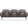 Buy 3-Seater Sofa - Upholstered in Velvet - Vandan Light grey 60652 in the Europe