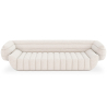 Buy Bouclé Fabric Upholstered Sofa - 3/4 Seats - Caden White 60655 - in the EU