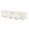 Boucle Fabric Upholstered Sofa - 4/5 Seats - Caden image 7