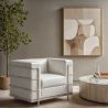 Design Armchair - Upholstered in Vegan Leather - Lecur image 7