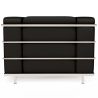 Buy Design Armchair - Upholstered in Vegan Leather - Lecur Black 60657 Home delivery