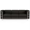 3-Seater Sofa - Upholstered in Vegan Leather - Lecur image 7
