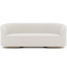 Buy 3/4 Seater Sofa - Upholstered in Bouclé Fabric - Herina White 60661 - in the EU