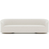 Buy 4/5 Seater Sofa - Bouclé Fabric Upholstery - Herina White 60662 - in the EU