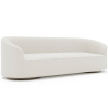 Buy 4/5 Seater Sofa - Bouclé Fabric Upholstery - Herina White 60662 - prices