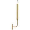 Buy Wall Sconce Candle Lamp in Gold - Lica Aged Gold 60666 - in the EU