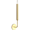 Buy Wall Sconce Candle Lamp in Gold - Lica Aged Gold 60666 Home delivery