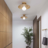 Buy Ceiling Lamp - Wooden Wall Light - Richmon Natural 60675 - prices