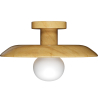 Buy Ceiling Lamp - Wooden Wall Light - Richmon Natural 60675 Home delivery