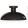Buy Ceiling Lamp - Black Ceiling Fixture - Gubi Black 60678 with a guarantee