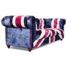 Buy Union Jack Chesterfield Sofa - Velvet Multicolour 36724 - prices