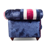 Buy Union Jack Chesterfield Sofa - Velvet Multicolour 36724 at Privatefloor