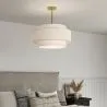 Ceiling Pendant Lamp - Fabric Shade - Braichal image 7