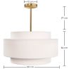 Ceiling Pendant Lamp - Fabric Shade - Braichal image 7