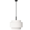 Buy Ceiling Pendant Lamp - Fabric Shade - Lorwe Black 60681 - in the EU