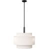 Buy Ceiling Pendant Lamp - Fabric Shade - Lorwe Black 60681 in the Europe