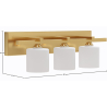 Buy Aged Gold Wall Lamp - 3-Light Sconce - Violet Aged Gold 60682 - prices