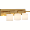 Buy Aged Gold Wall Lamp - 3-Light Sconce - Violet Aged Gold 60682 at Privatefloor