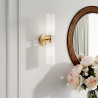 Buy Wall Lamp Aged Gold - 2-Light Wall Sconce - Feru Aged Gold 60683 - prices