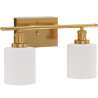 Buy Wall Lamp Aged Gold - 2-Light Wall Sconce - Lima Aged Gold 60684 - in the EU