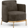 Designer Armchair - Upholstered in Velvet - Terrec image 7