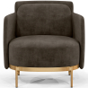 Designer Armchair - Upholstered in Velvet - Terrec image 7