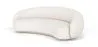 Curved Bouclé Fabric Sofa - 3/4 Seats - Souta image 7