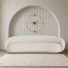Curved Bouclé Fabric Sofa - 3/4 Seats - Souta image 7