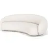 Curved Bouclé Fabric Sofa - 3/4 Seats - Souta image 7